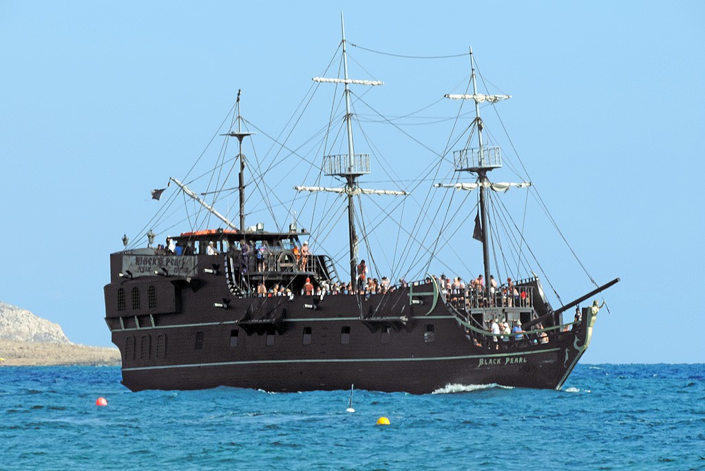 The pirate ship Black Pearl