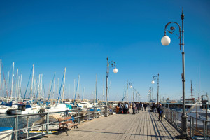 the marina in Larnaca