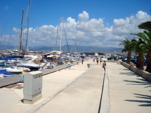 The famous port of Latchi