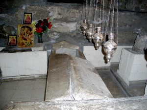 The sarcophagus of the Cathedral of St. Lazarus