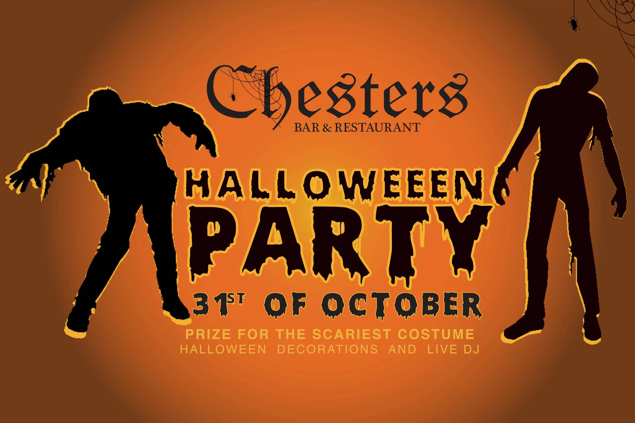 Вечеринка Halloween в Chesters