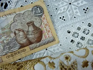 Лефкарийское кружево на банкноте