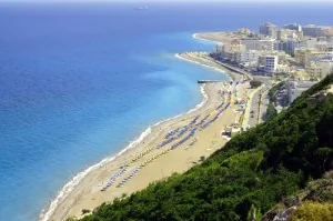 a beach in Rhodes