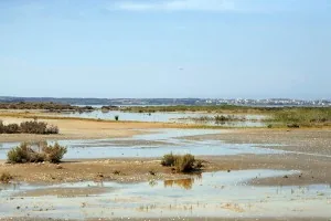 Salt lakes in Akrotiri Salt lakes in Akrotiri