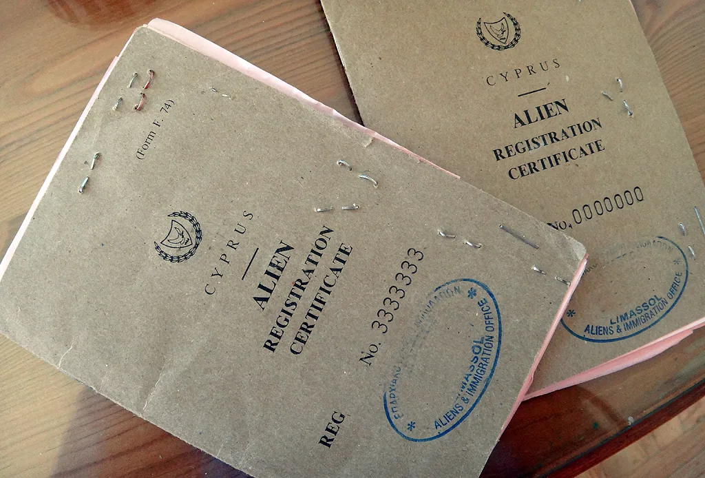 State fee for one person applying Alien book