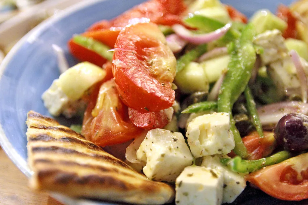 rustic Cypriot salad