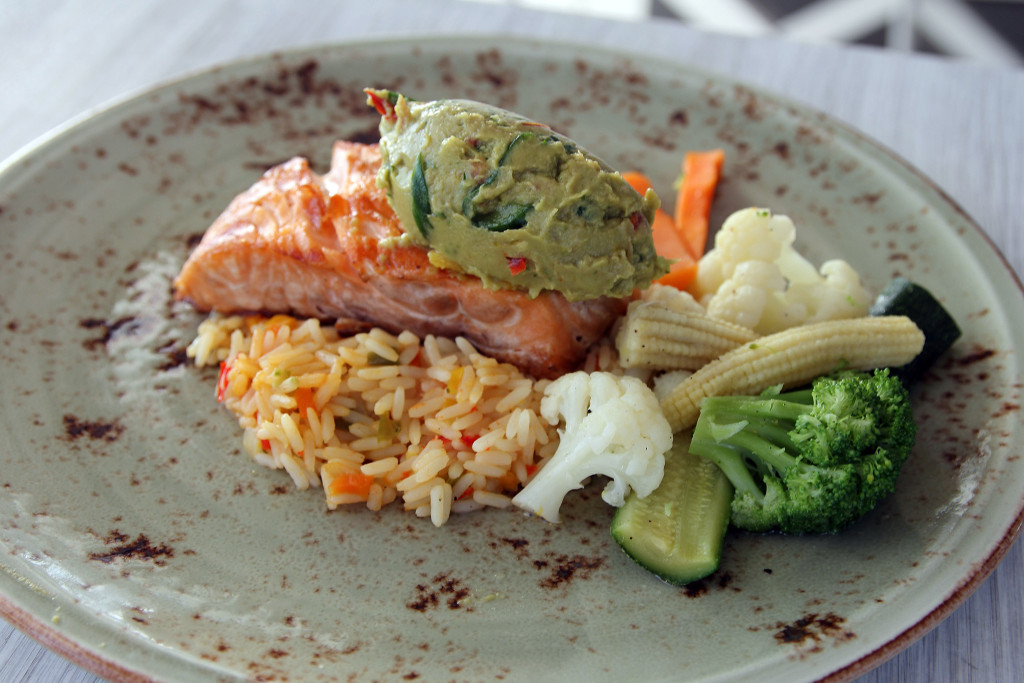 juicy salmon at Malindi