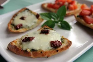 Брускетта в пиццерии Pepperoni Pizza