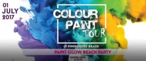 Пляжная вечеринка Color Paint Tour в Ларнаке