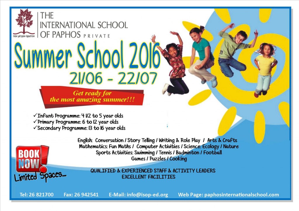 ISOP summer school 2016