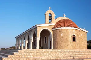 an Orthodox church in Ayia Napa