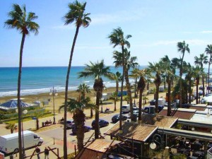 Phinikoudes beach in Larnaca