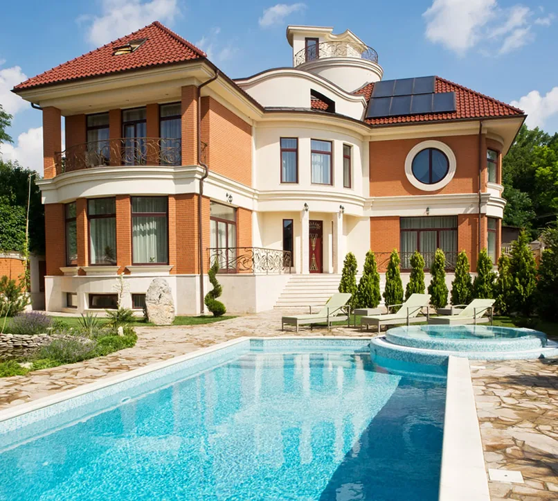 NET METERING FROM €3,800 + VAT …. SOLAR POOL SYSTEMS from €2,000 + VAT Luxury Villa