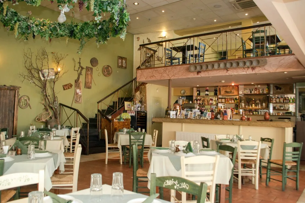 the cosy interior at To Palio Cinema