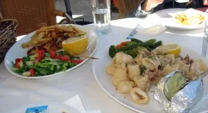 Lunch in a restaurant Lunch in a restaurant