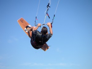 Kite surfing in Cyprus