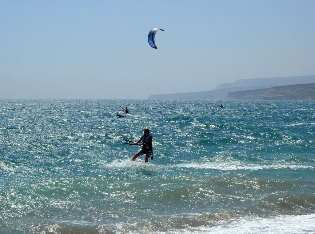 Kite surfing in Cyprus