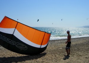 Kite surfing in Cyprus