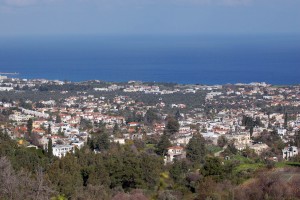 Аббатство Беллапаис - вид на море