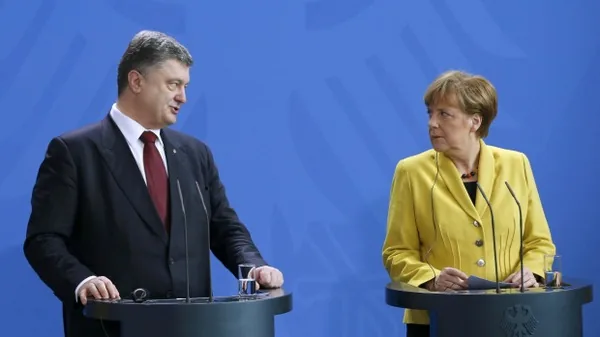Порошенко и Меркель
