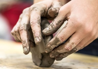 Лепка из глины - мастер-класс для детей