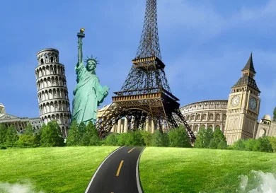 Around the world
