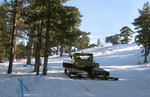 Ski slope in Cyprus