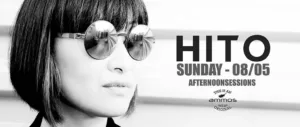 DJ Hito at the Ammos Beach Bar