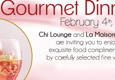 Гурмэ ужин в Chi Lounge