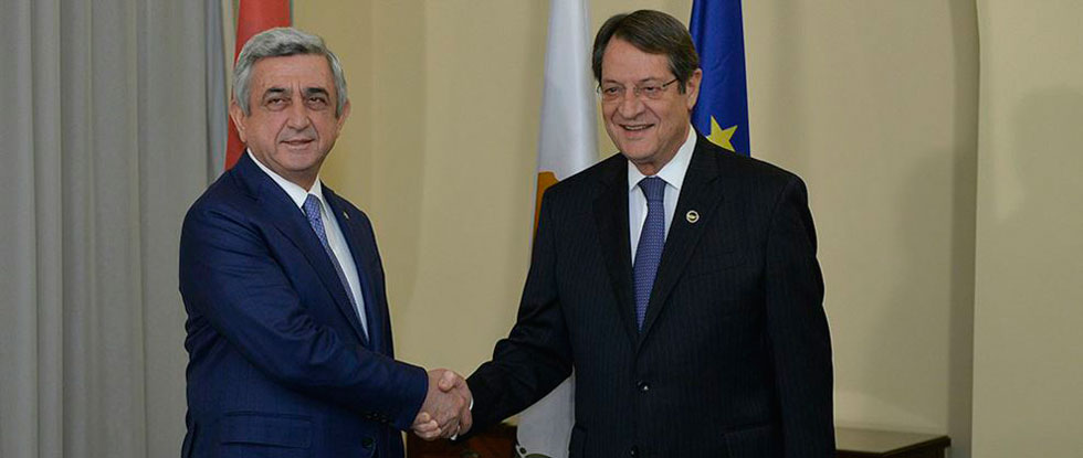 Президенты Армении и Кипра