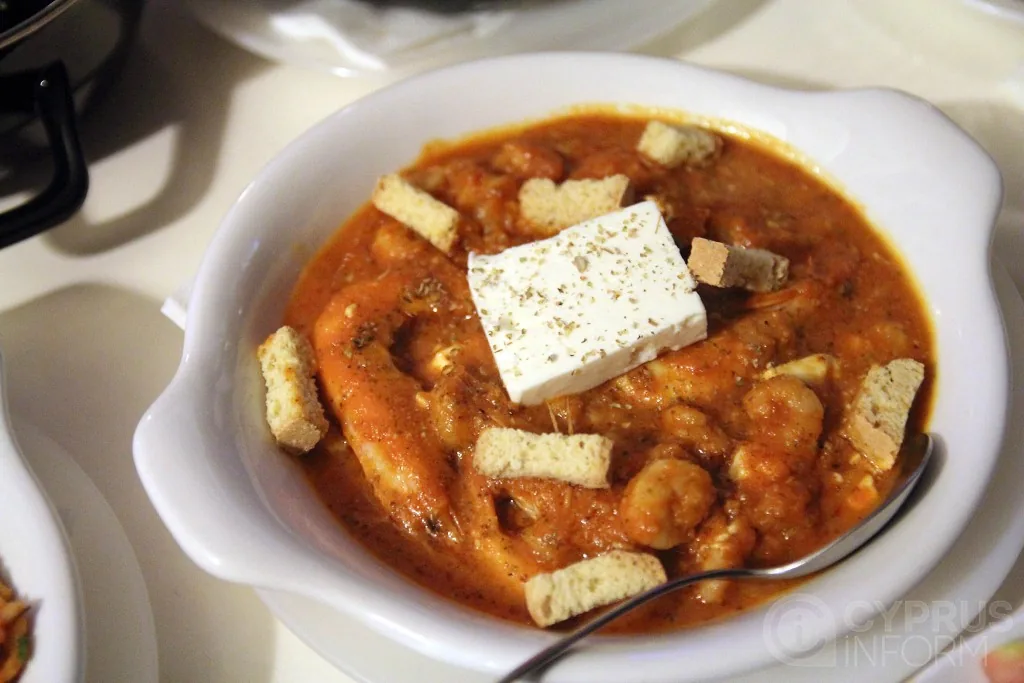 Adonis Meze - Креветки саганаки Adonis Meze - Saganaki