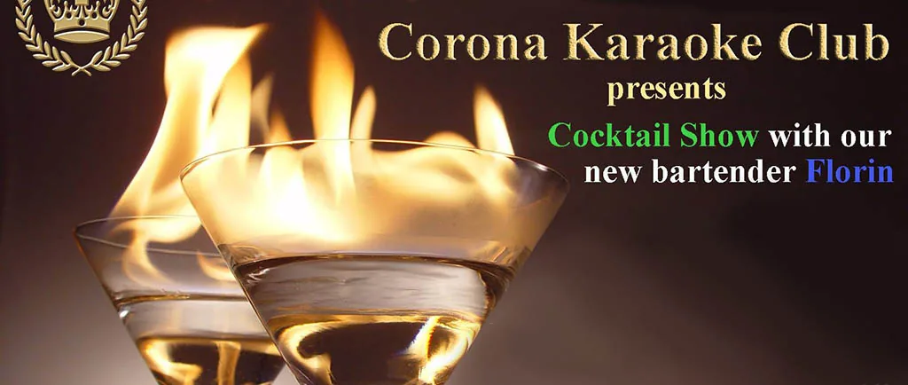 Cocktail Show в караоке-клубе Corona