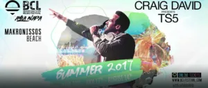 Пляжная вечеринка TS5 с Craig David в Айя-Напе