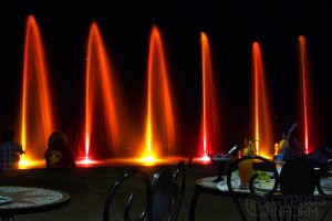 Dancing fountains in Protaras