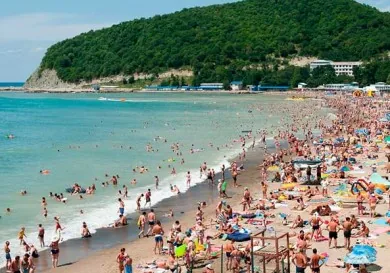 Пляж в Сочи