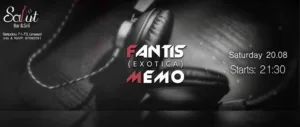 Диджеи Fantis и MEMO в Salut Bar & Grill