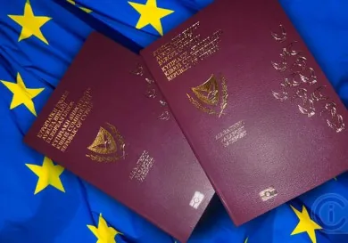 EU flag - Cyprus passports