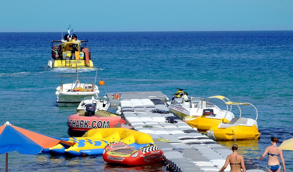 Water kinds of sports in Cyprus