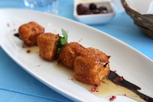 Mangas Tavern - cheese in breadcrumbs