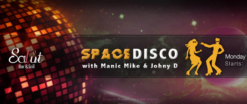 Space Disco — вечеринка в Salut Bar & Grill
