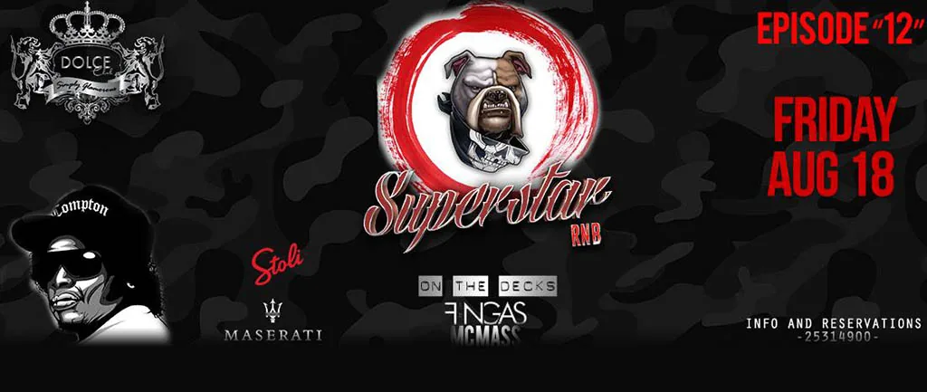 Superstar RnB — вечеринка в Dolce