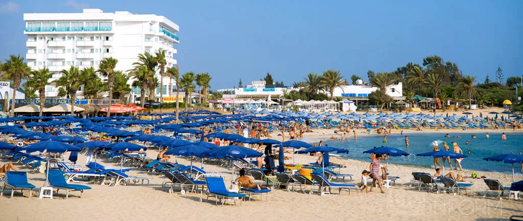 Agia Napa sandy bay