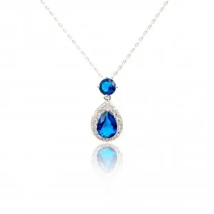 Pendant with sapphire Pendant with sapphire