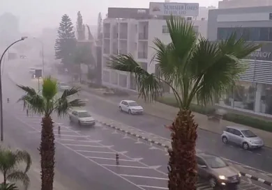 Дождь в Лимассоле