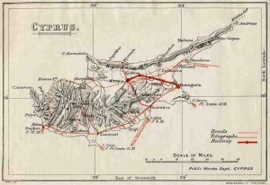 Cyprus Railway Map