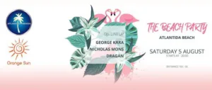 Orange Sun — beach party in Paphos