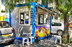 Sandwich Kiosk in Cyprus