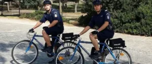 Bicycle patrols on Ayia Napa and Protaras beaches