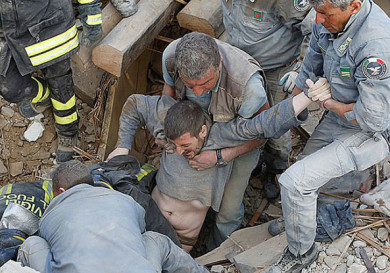 Землетрясение в Италии