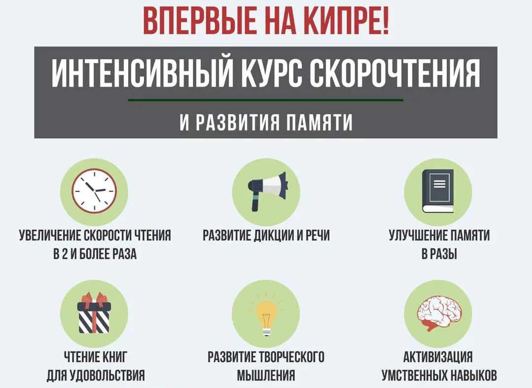 Интенсивный курс скорочтения и развития памяти